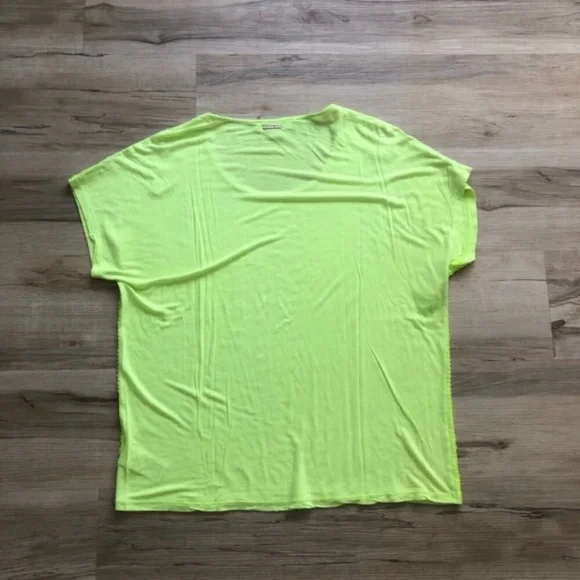 MICHAEL Michael Kors Neon Yellow Short Sleeve Top - Picture 4 of 8